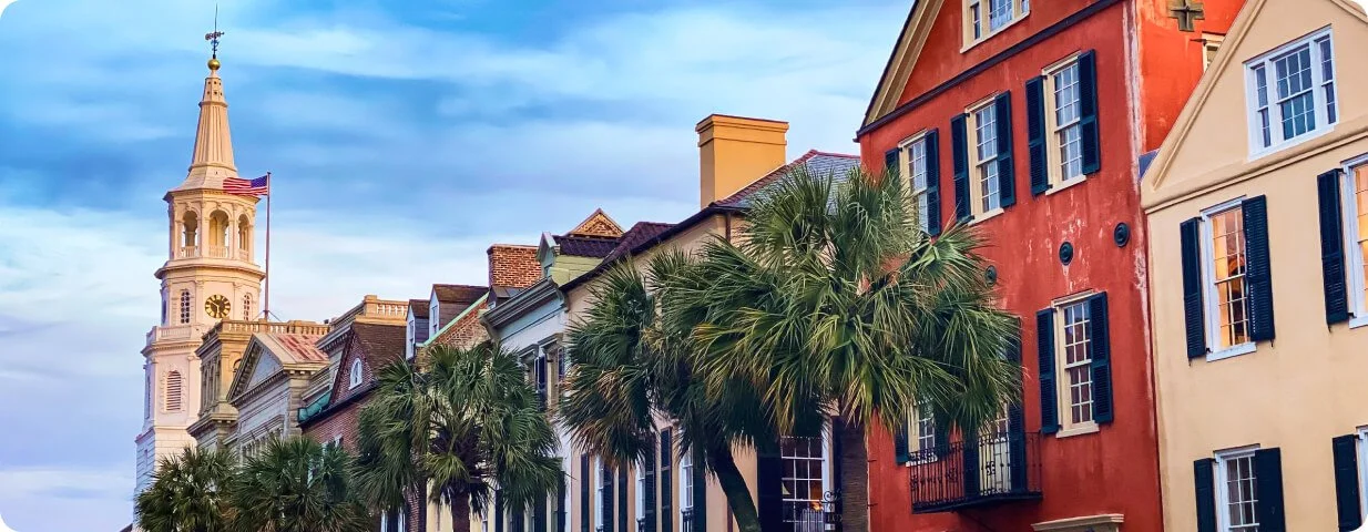 Charleston historic waterfront